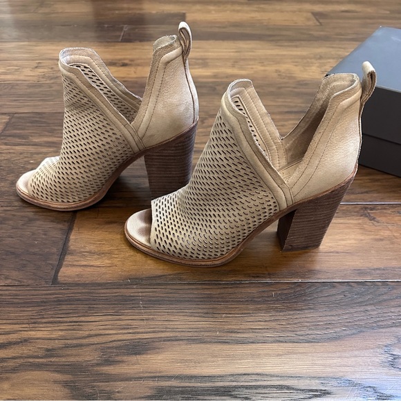 Vince Camuto Kensa Peep-Toe Bootie - Picture 4 of 7